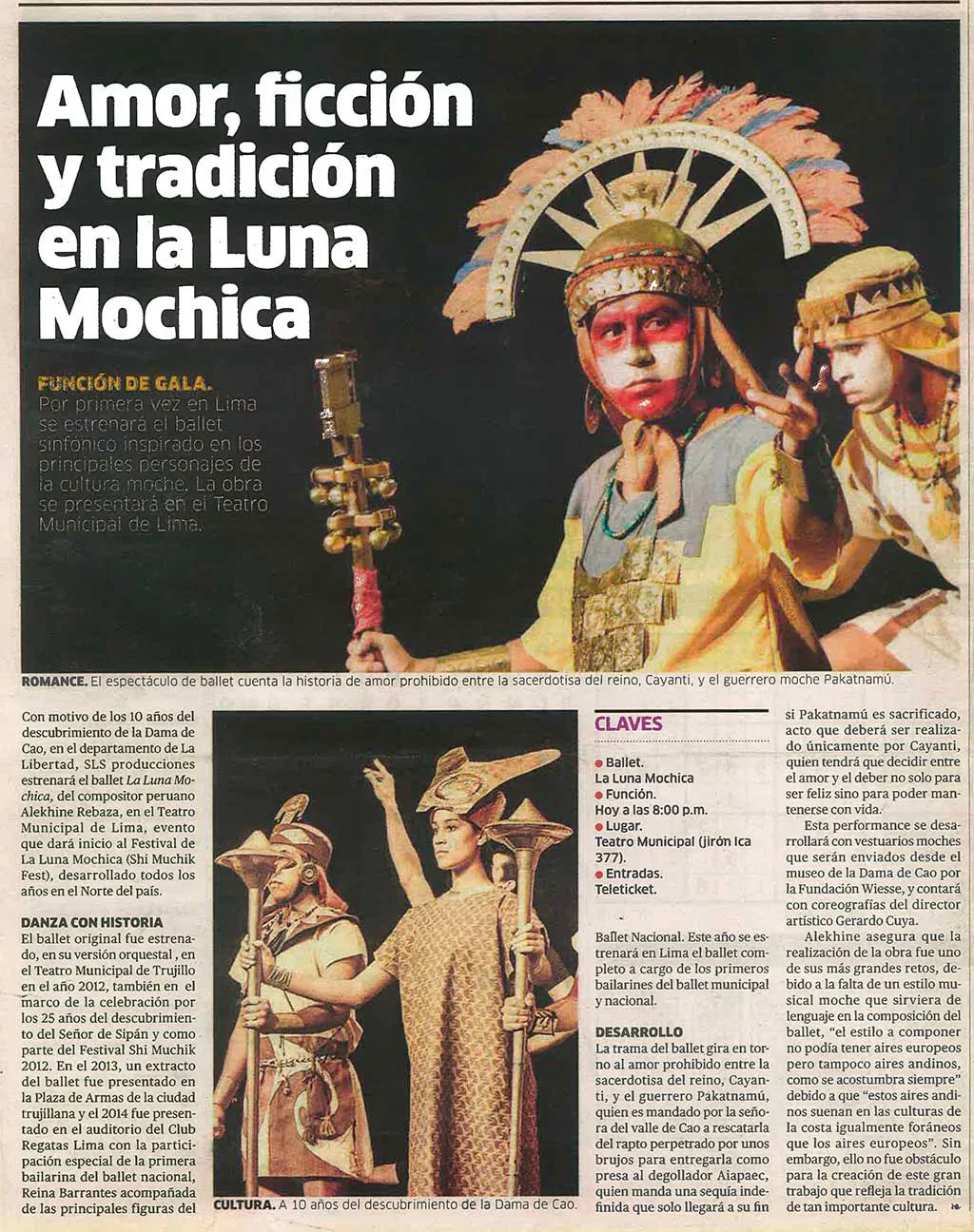 Somos, Ballet de la Luna Mochica