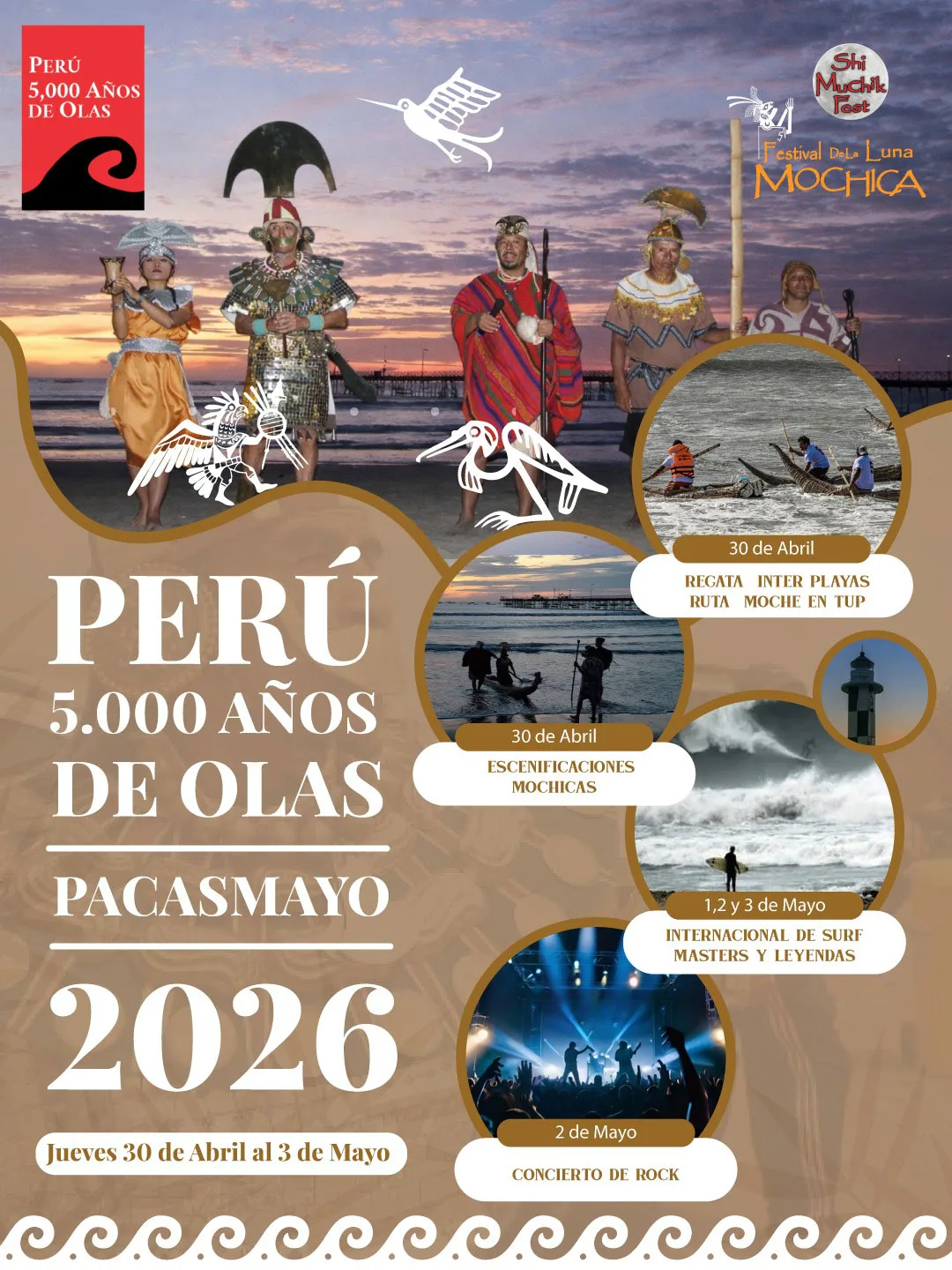 Perú 5,000 años de Olas 2026