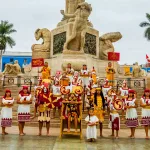 Elenco de escenificación de la "Sacerdotisa de San José de Moro". Foto: Luis Guevara.