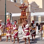 escenificación Mochicas y pre incas